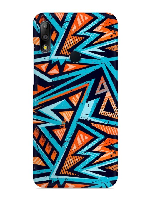 Abstract Seamless Grunge Snap Case for Asus Zenfone Max Pro M2 Zapvi