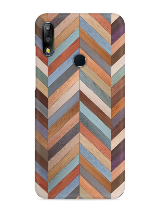 Seamless Wood Parquet Snap Case for Asus Zenfone Max Pro M2