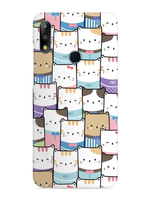 Cute Adorable Cat Snap Case for Asus Zenfone Max Pro M2