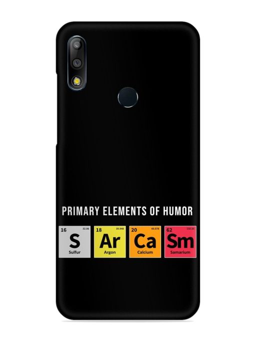 Primary Elements Humor Snap Case for Asus Zenfone Max Pro M2 Zapvi