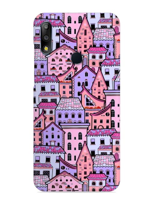 Seamless Pattern Houses Snap Case for Asus Zenfone Max Pro M2 Zapvi