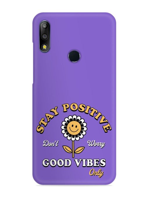 Retro Positive Flower Snap Case for Asus Zenfone Max Pro M2