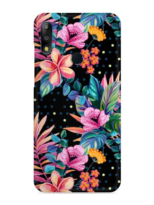 Seamless Floral Pattern Snap Case for Asus Zenfone Max Pro M2 Zapvi