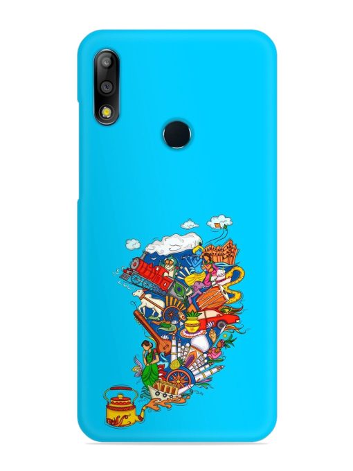 Vector Design Indian Snap Case for Asus Zenfone Max Pro M2 Zapvi