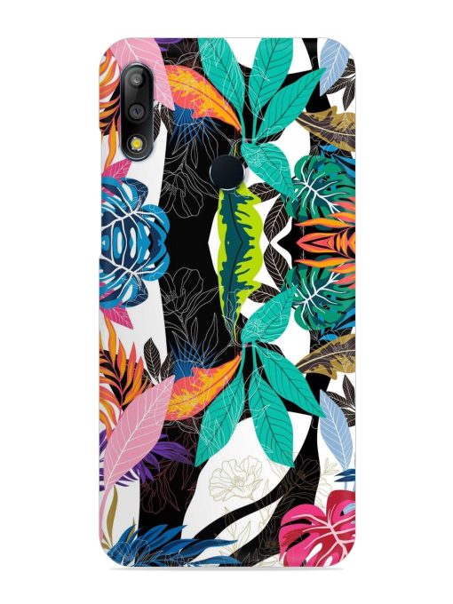 Floral Pattern Bright Snap Case for Asus Zenfone Max Pro M2