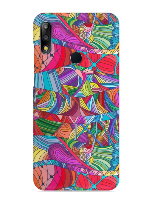 Seamless Patterns Hand Drawn Snap Case for Asus Zenfone Max Pro M2