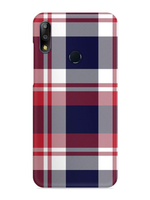 Classic Plaid Tartan Snap Case for Asus Zenfone Max Pro M2 Zapvi