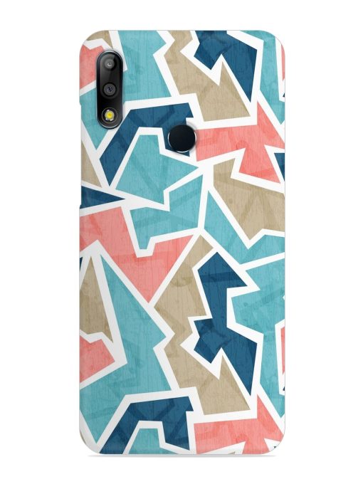 Vintage Geometric Triangle Snap Case for Asus Zenfone Max Pro M2 Zapvi