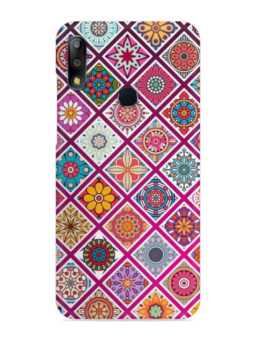 Seamless Tile Pattern Snap Case for Asus Zenfone Max Pro M2 Zapvi