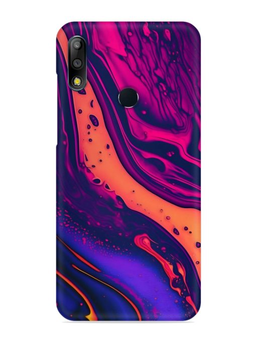 Fluid Blue Pink Art Snap Case for Asus Zenfone Max Pro M2