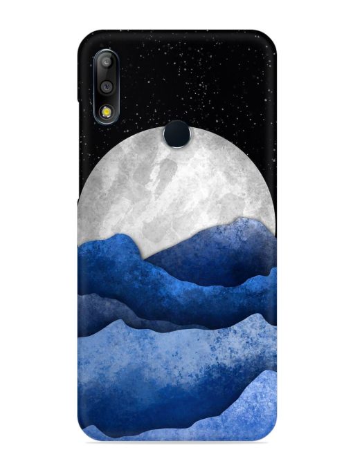 Full Moon Mountain Vector Snap Case for Asus Zenfone Max Pro M2 Zapvi