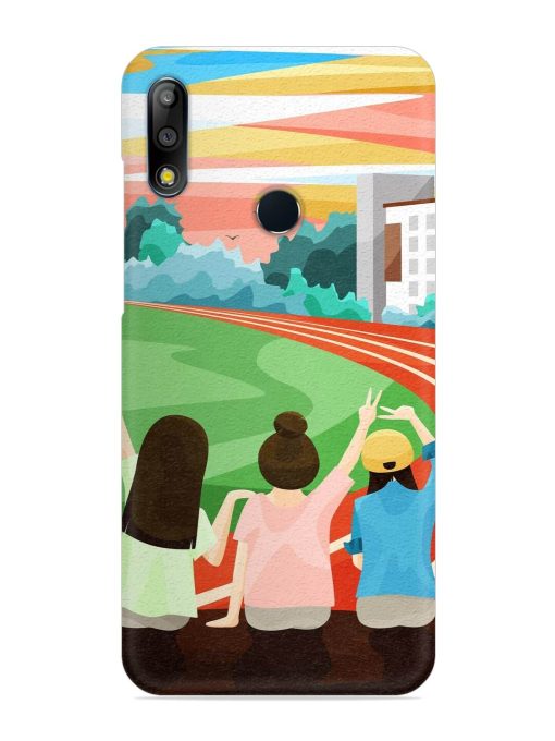 School Playground Snap Case for Asus Zenfone Max Pro M2 Zapvi