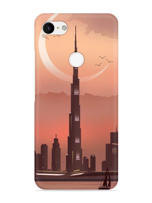 Landmark Burj Khalifa Snap Case for Google Pixel 3 Xl Zapvi