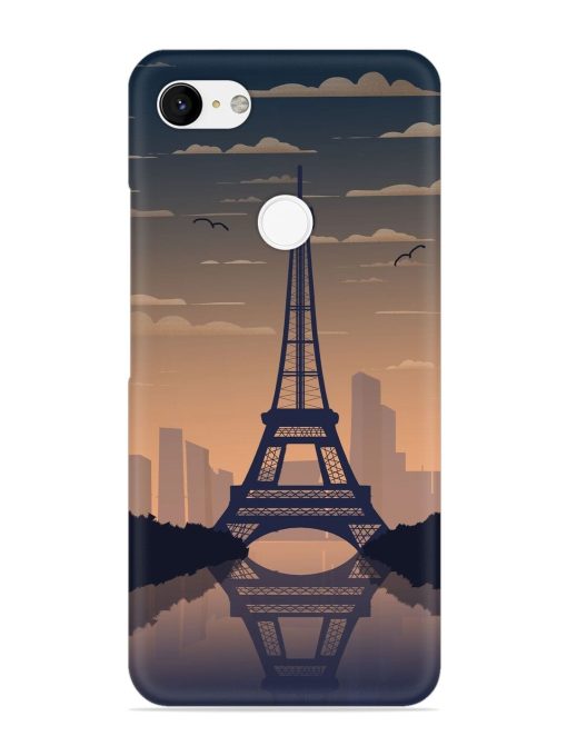 France Paris Eiffel Tower Gradient Snap Case for Google Pixel 3 Xl Zapvi