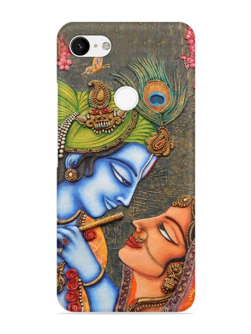 Lord Radha Krishna Flute Art Snap Case for Google Pixel 3 Xl Zapvi