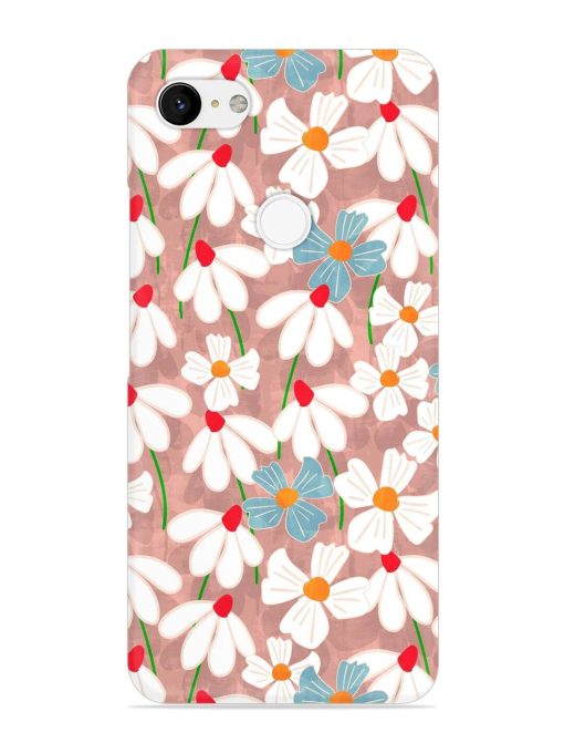 Abstract Petal Flowers Snap Case for Google Pixel 3 Xl Zapvi