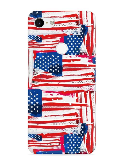 Usa Flag Seamless Snap Case for Google Pixel 3 Xl Zapvi