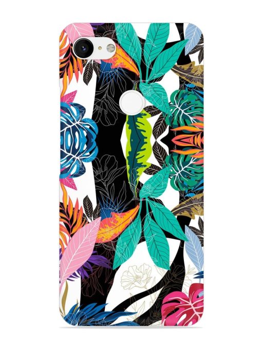 Floral Pattern Bright Snap Case for Google Pixel 3 Xl Zapvi