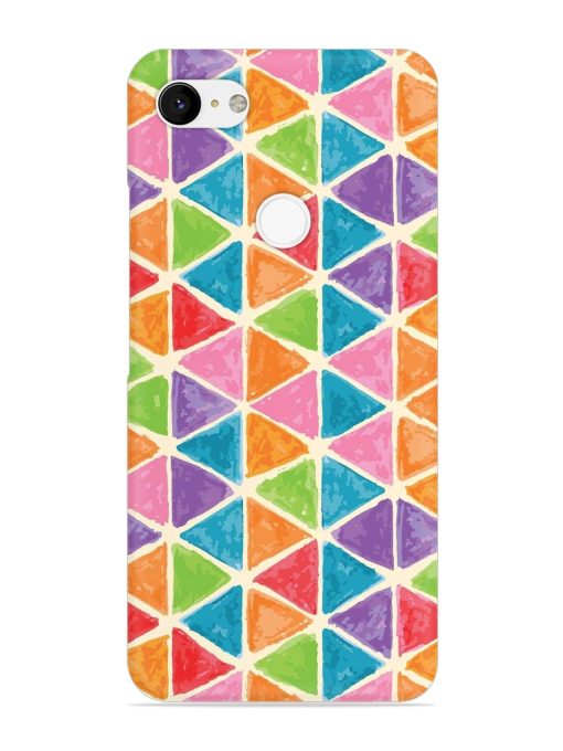 Seamless Colorful Isometric Snap Case for Google Pixel 3 Xl Zapvi