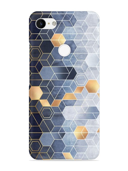 Geometric Abstraction Hexagons Snap Case for Google Pixel 3 Xl Zapvi