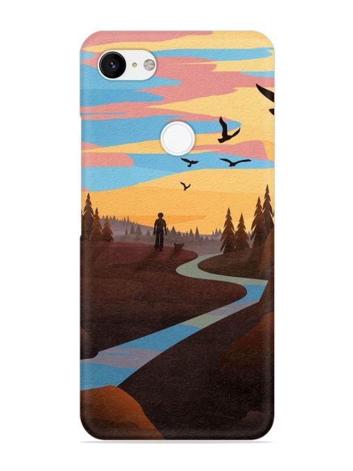 Natural Landscape Art Snap Case for Google Pixel 3 Xl Zapvi