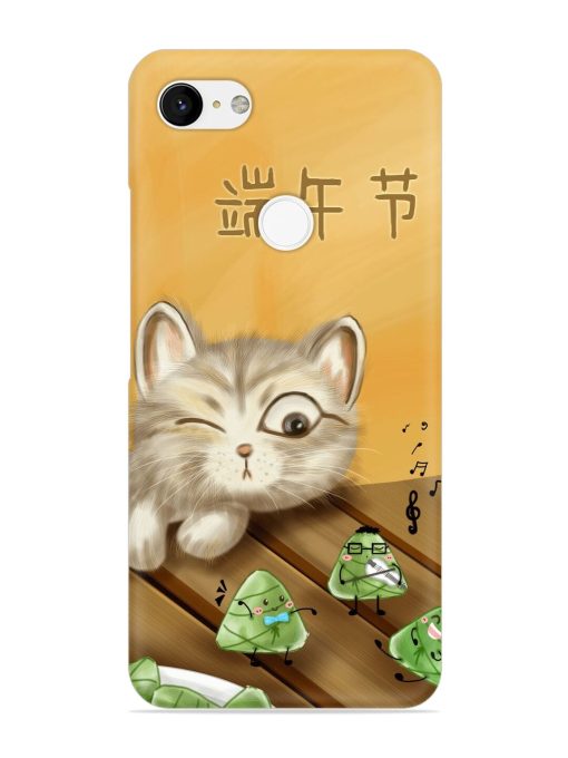 Cat Scorpion Dancing Snap Case for Google Pixel 3 Xl Zapvi