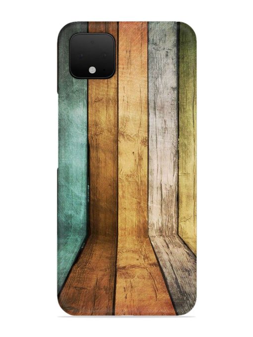 Wooden Realistic Art Snap Case for Google Pixel 4 Zapvi