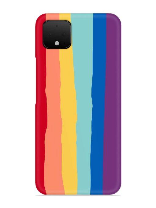 Rainbow Genuine Liquid Snap Case for Google Pixel 4 Zapvi