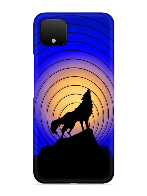 Fox Roaring Design Snap Case for Google Pixel 4 Zapvi