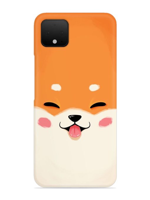 Happy Cat Art Snap Case for Google Pixel 4 Zapvi