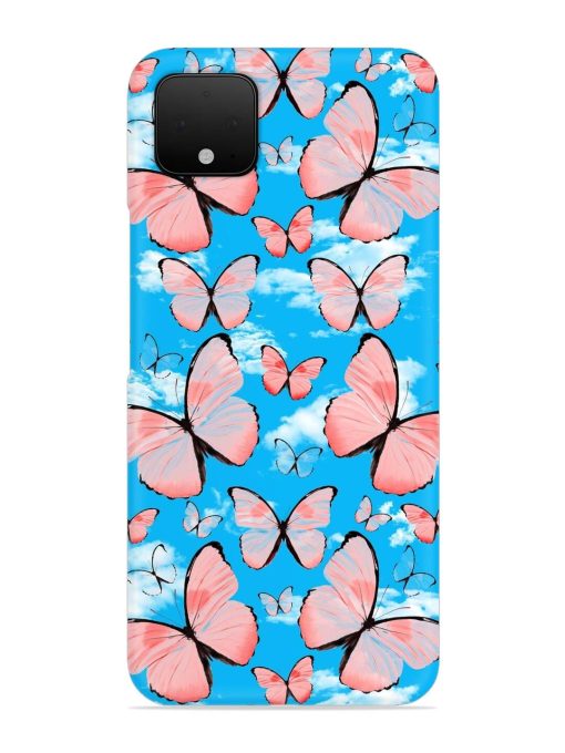 Seamless Pattern Tropical Snap Case for Google Pixel 4 Zapvi