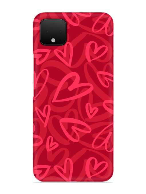 Seamless Romantic Pattern Snap Case for Google Pixel 4