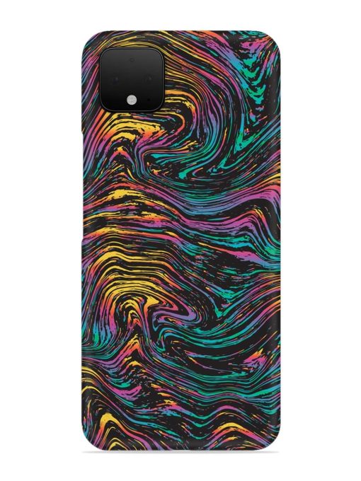 Abstract Liquid Colors Snap Case for Google Pixel 4 Zapvi