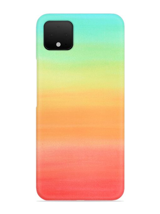 Background Sky Watercolor Snap Case for Google Pixel 4 Zapvi