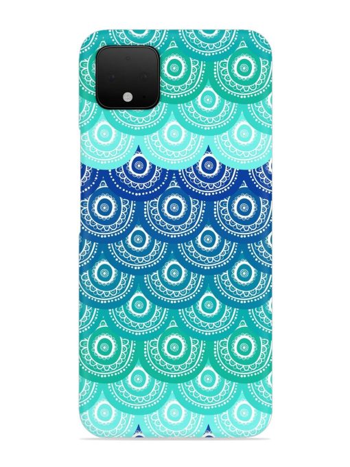 Ethnic Seamless Pattern Snap Case for Google Pixel 4 Zapvi