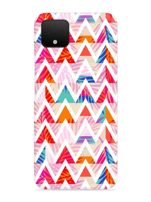 Abstract Triangle Background Snap Case for Google Pixel 4