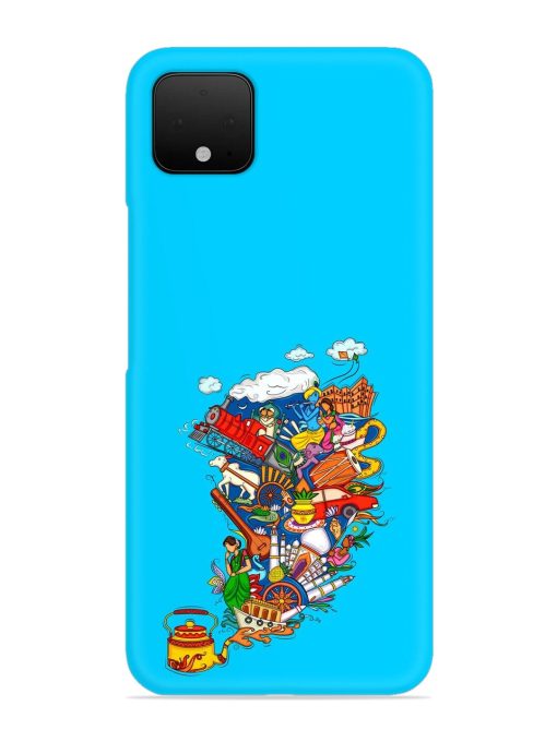 Vector Design Indian Snap Case for Google Pixel 4 Zapvi