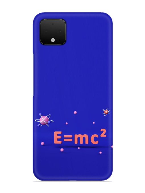 Formula Relativity Equation Snap Case for Google Pixel 4 Zapvi