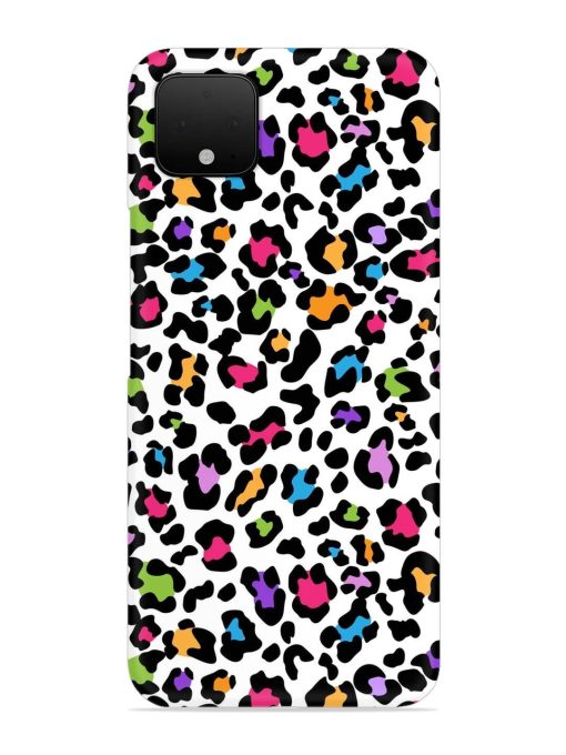 Seamless Leopard Pattern Snap Case for Google Pixel 4