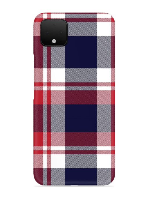 Classic Plaid Tartan Snap Case for Google Pixel 4 Zapvi