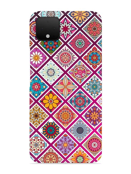 Seamless Tile Pattern Snap Case for Google Pixel 4 Zapvi