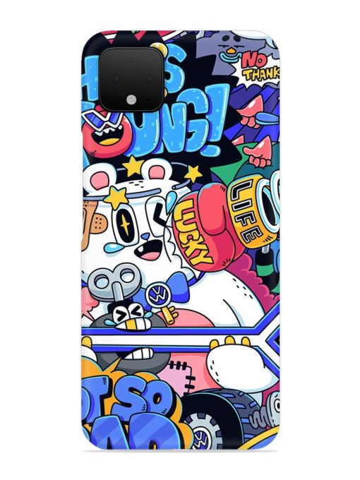 Universal Doodle Snap Case for Google Pixel 4