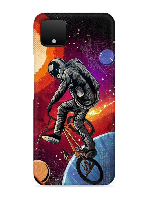 Super Eclipse Bmx Bike Snap Case for Google Pixel 4 Zapvi