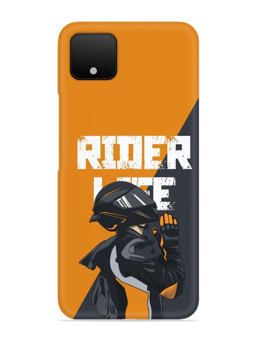 Rider Life Snap Case for Google Pixel 4