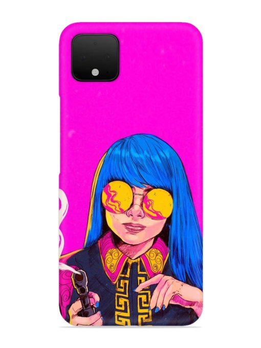 Aesthetic Anime Girl Snap Case for Google Pixel 4