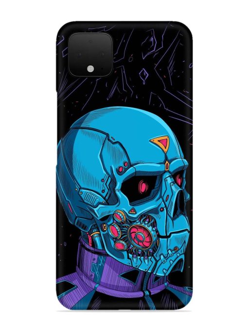 Skull Robo Vector Snap Case for Google Pixel 4 Zapvi