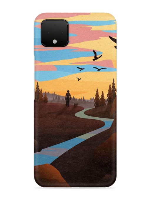 Natural Landscape Art Snap Case for Google Pixel 4 Zapvi