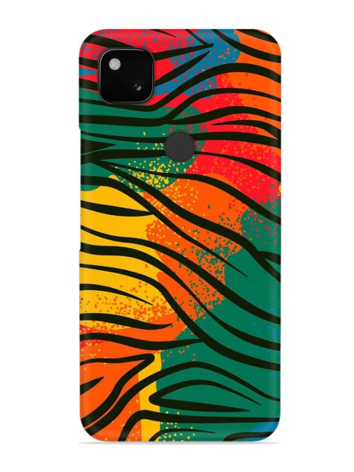 Bright Colorful Snap Case for Google Pixel 4A Zapvi