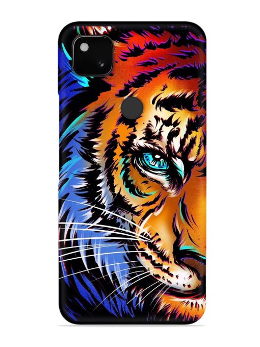 Colorful Lion Art Snap Case for Google Pixel 4A Zapvi