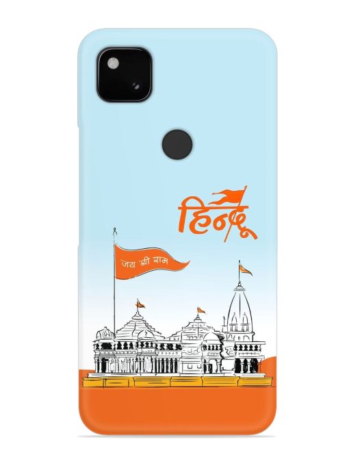 Ram Mandir Hindu Snap Case for Google Pixel 4A